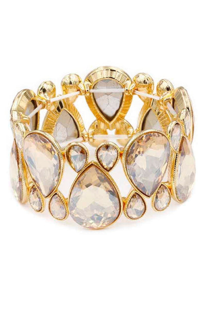 Gem Crystal Stone Stretch Bracelet