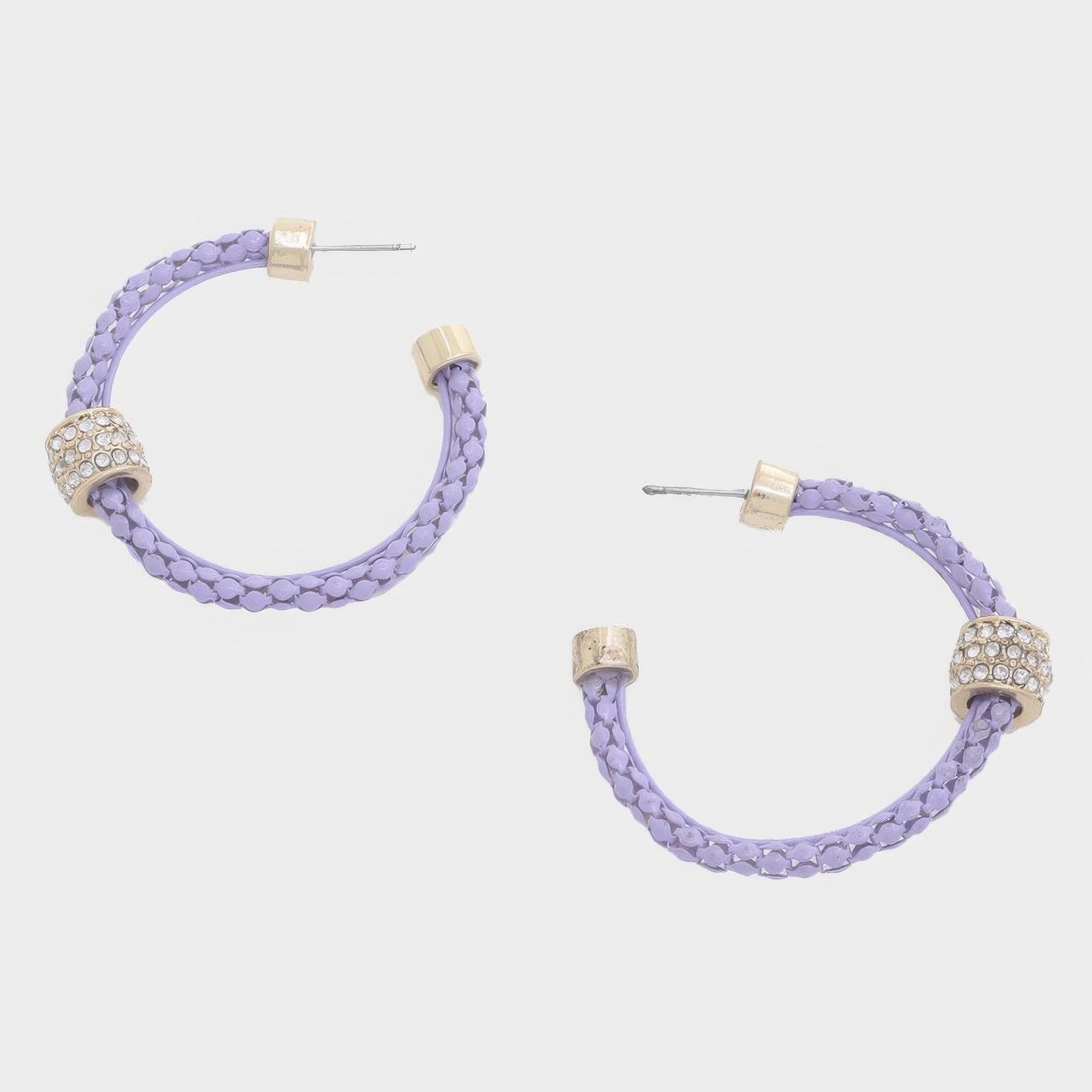 Color Texture Hoop Earring