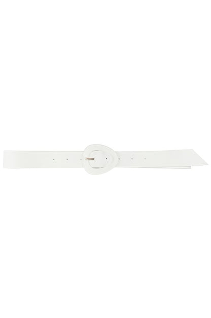 Smooth Oval Buckle Belt