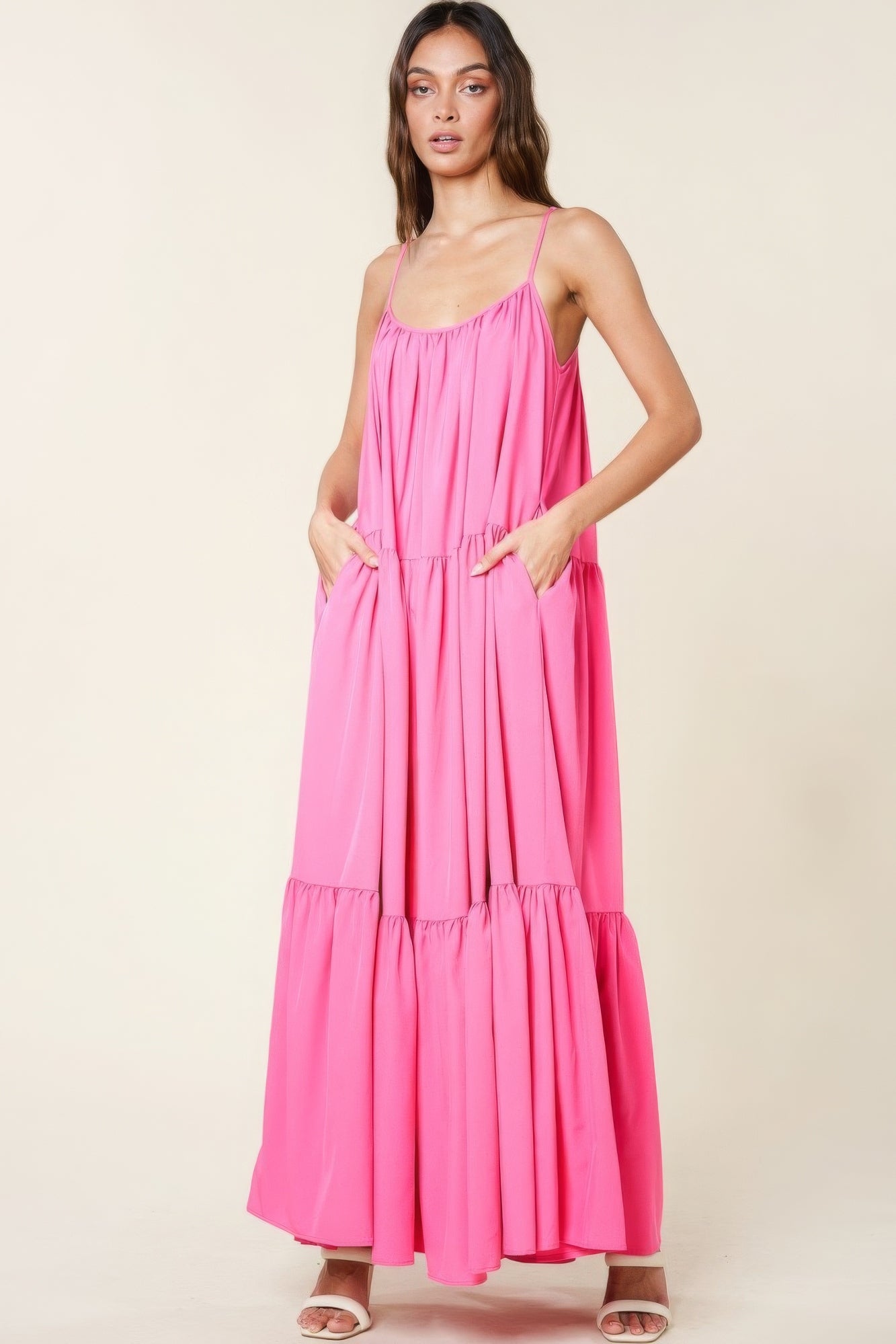 Maxi Sun Dress With Pockets